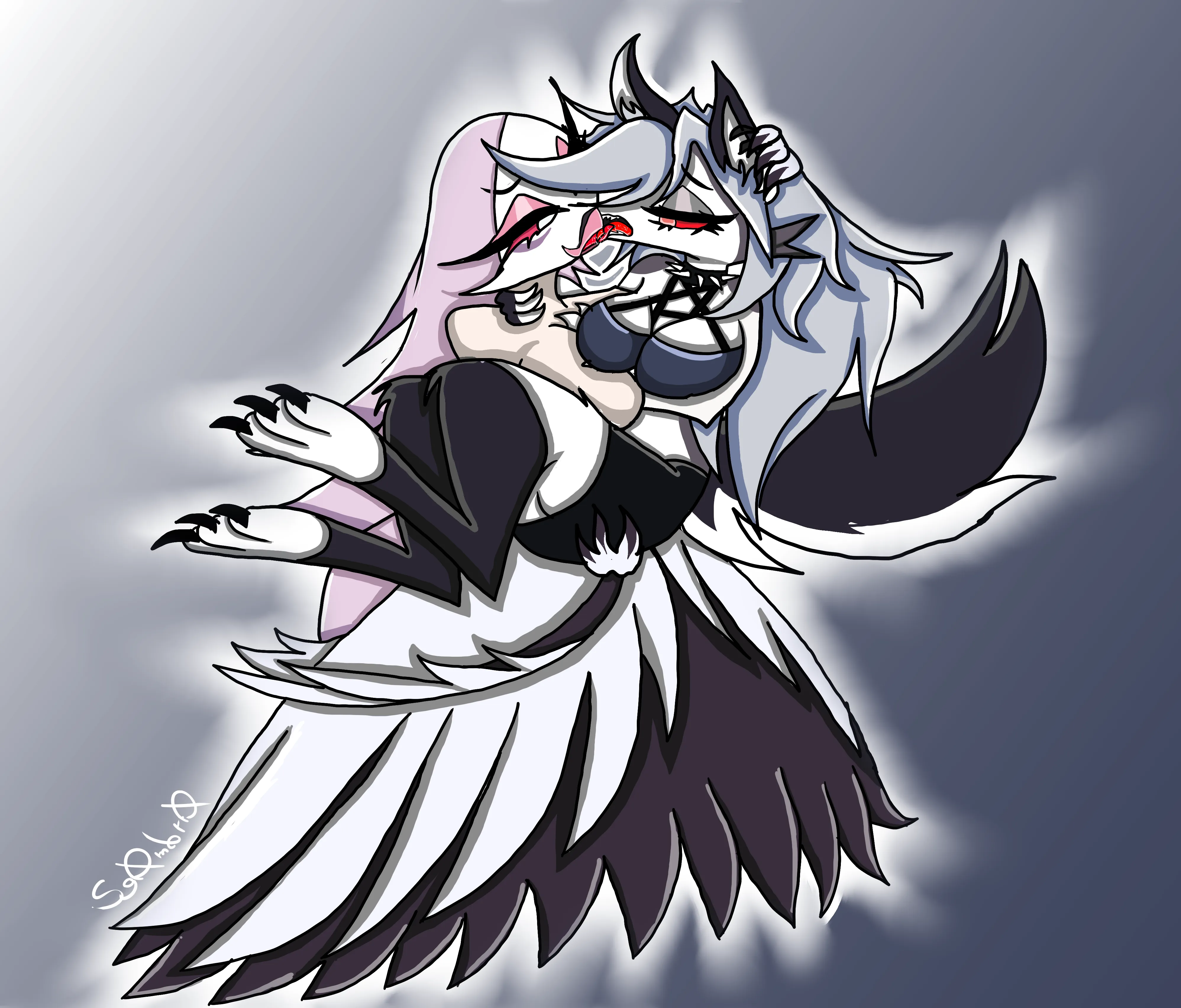 Loona x Stella commission made by me UwU! Hope you will like them :3