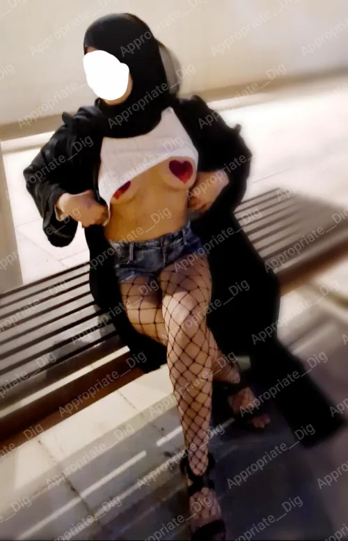 Me flaunting in abaya