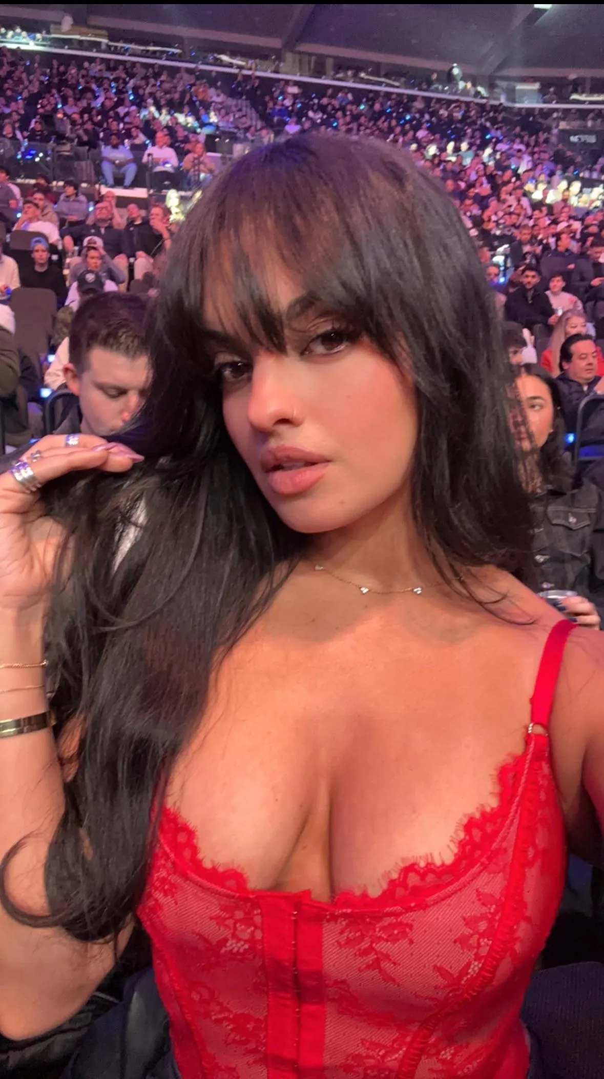 Nina looking sexy as fuck at UFC 311