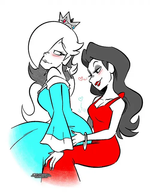 Pauline gives Rosalina a seat (Brandon Santiago) [Mario]
