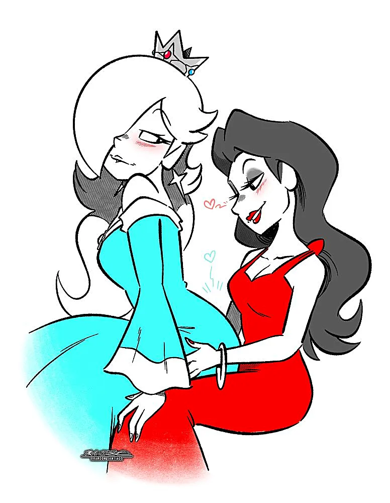 Pauline gives Rosalina a seat (Brandon Santiago) [Mario]