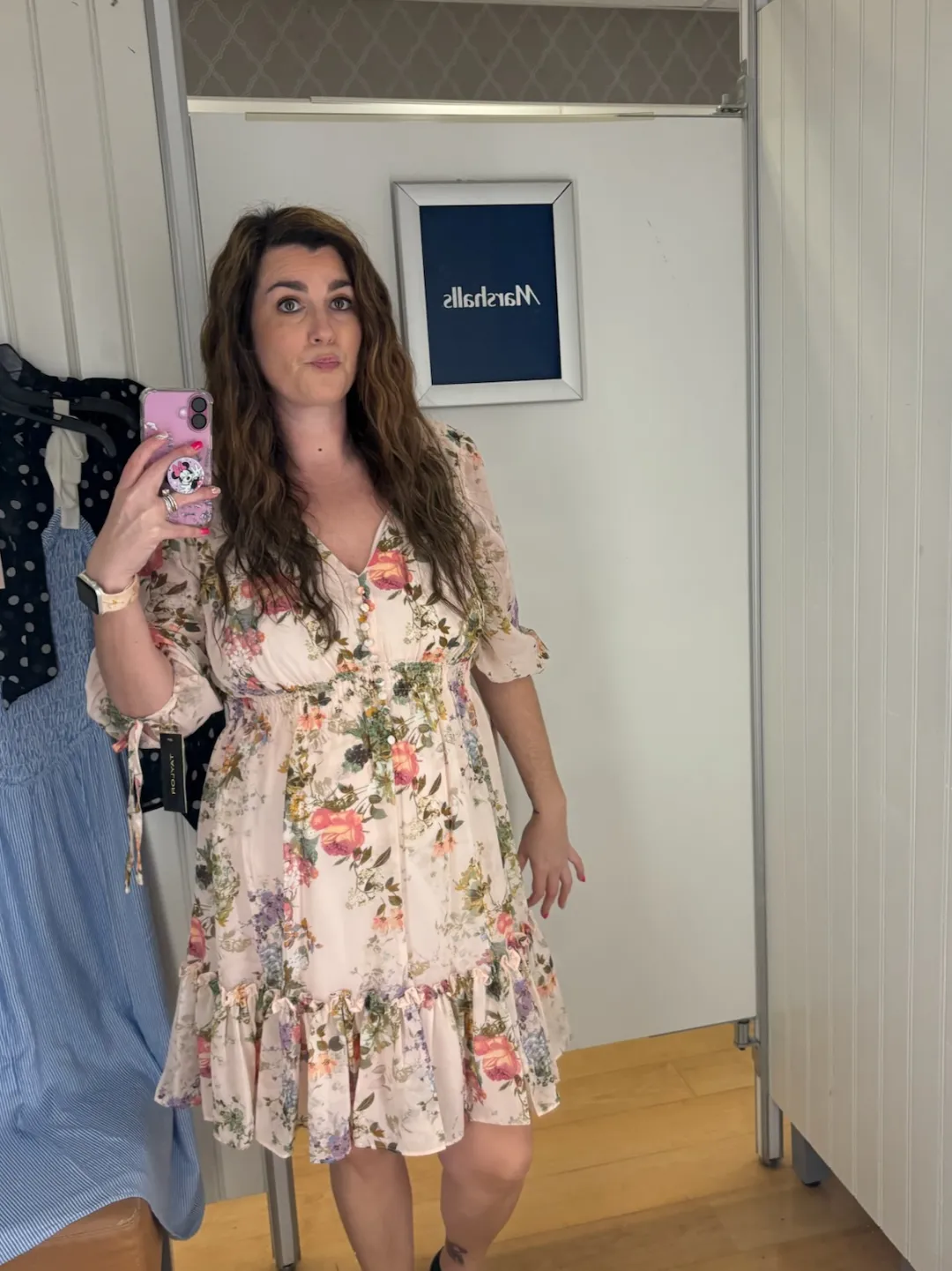 Perfect dress for church. Nobody would ever guess i had no panties and a plug in. Can't wait to get on my knees to pray.....