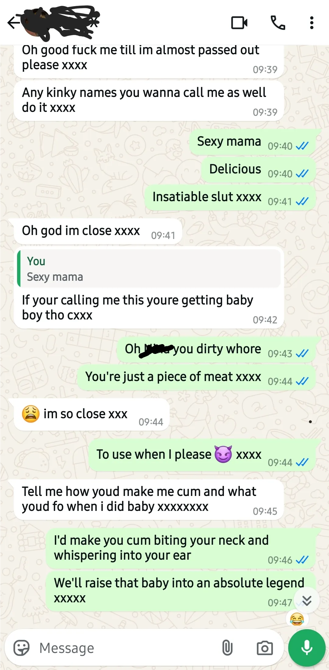 Phone sex fail
