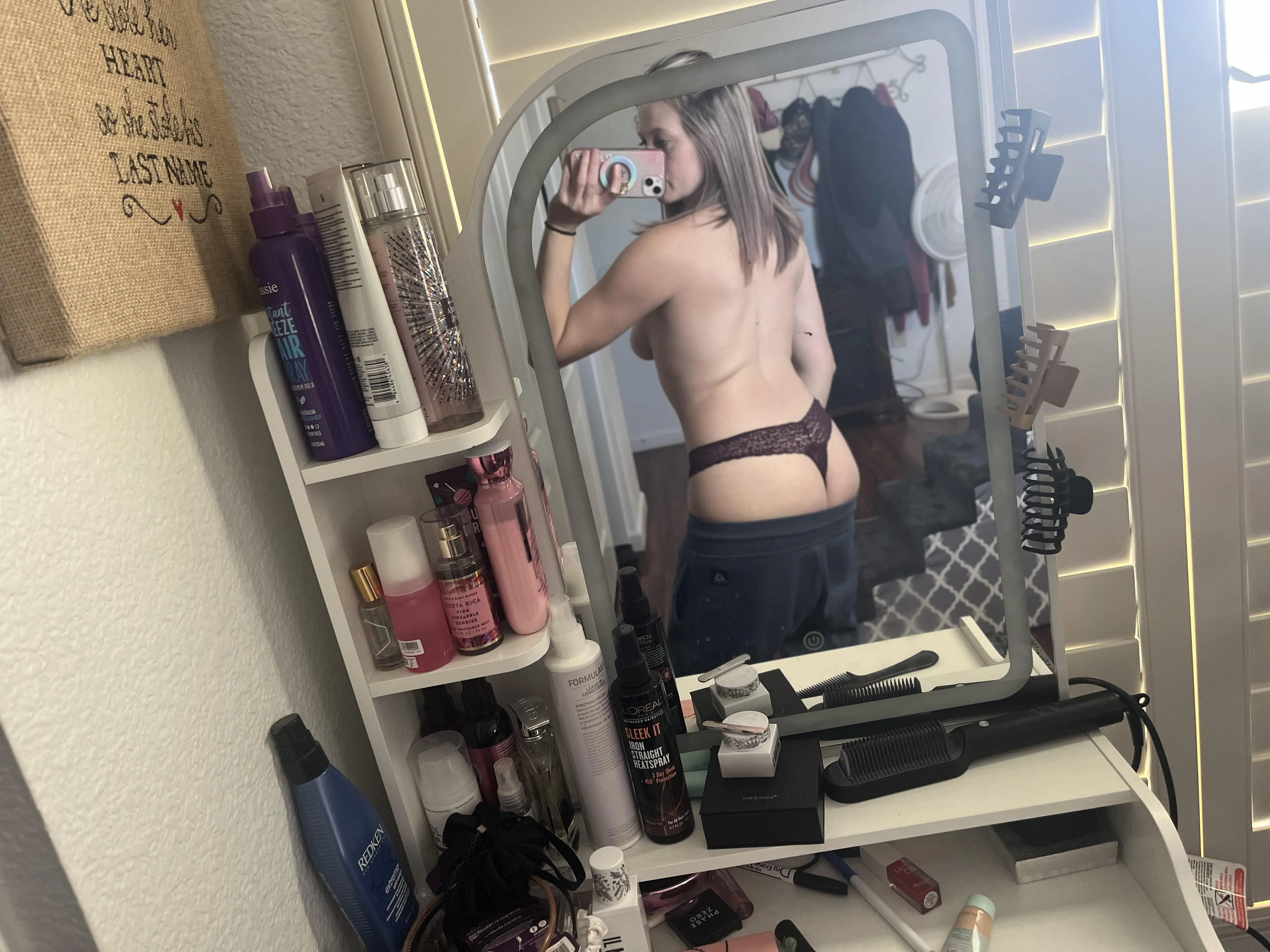 Playing a little peek a boo