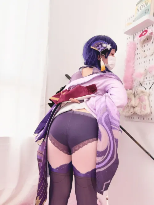 Raiden Shogun from Genshin Impact by SmolSachii