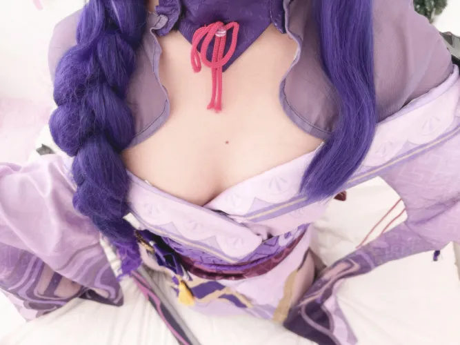 Raiden Shogun from Genshin Impact by SmolSachii