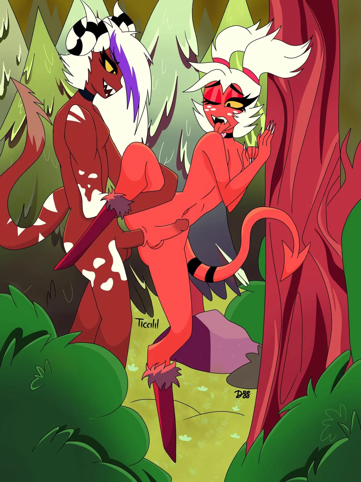 Rox with Mox (art by Ticclili)