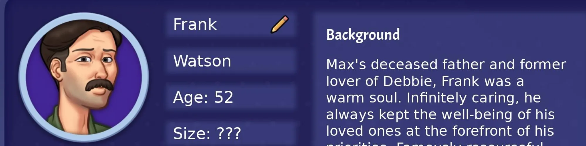 So it's canon that max's dad was debbies lover