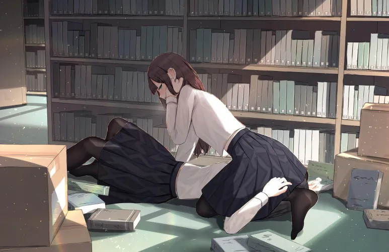 Stay quiet in the Library [Original]