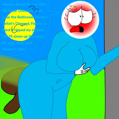 Unlucky Billie just couldn’t hold it in no more…