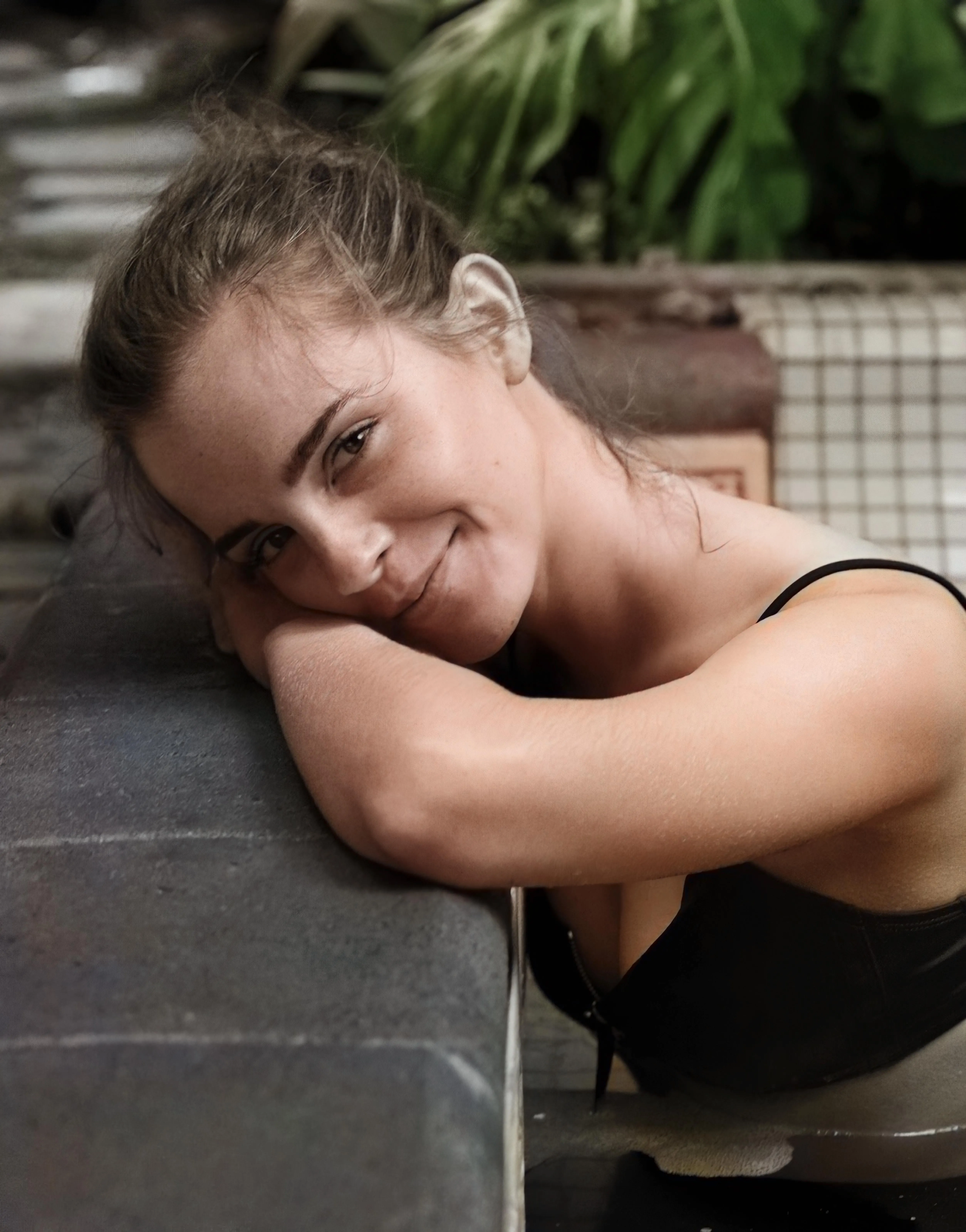 What does her smirk tell you?