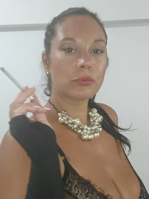 Will you light mommy's cigarette?