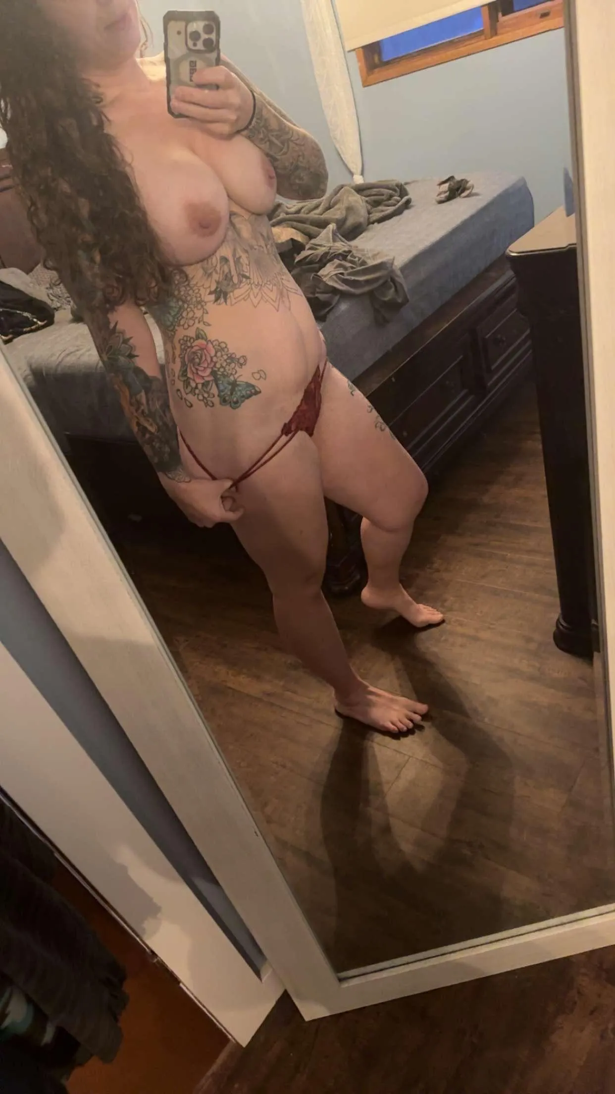 Would red panties get you to come over quickly