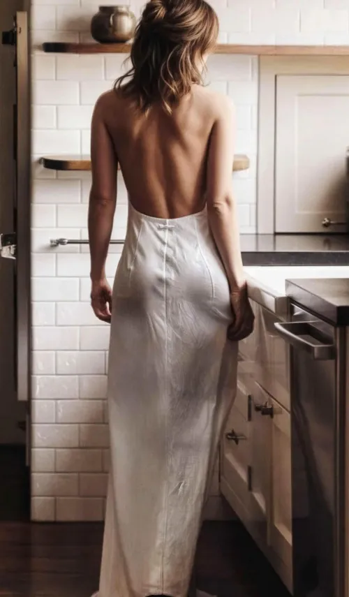 You can tell that she's a Goddess even without seeing her face