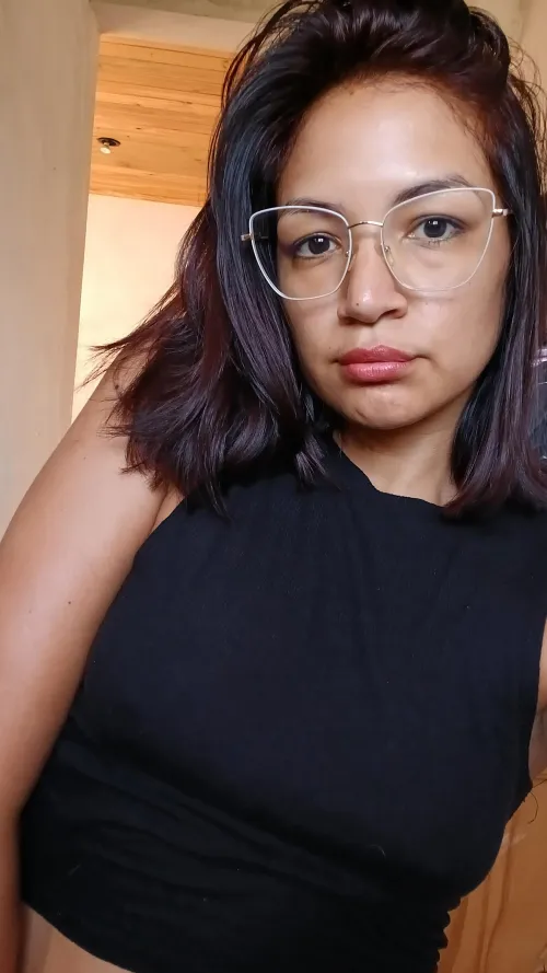 your favorite brunette is at home