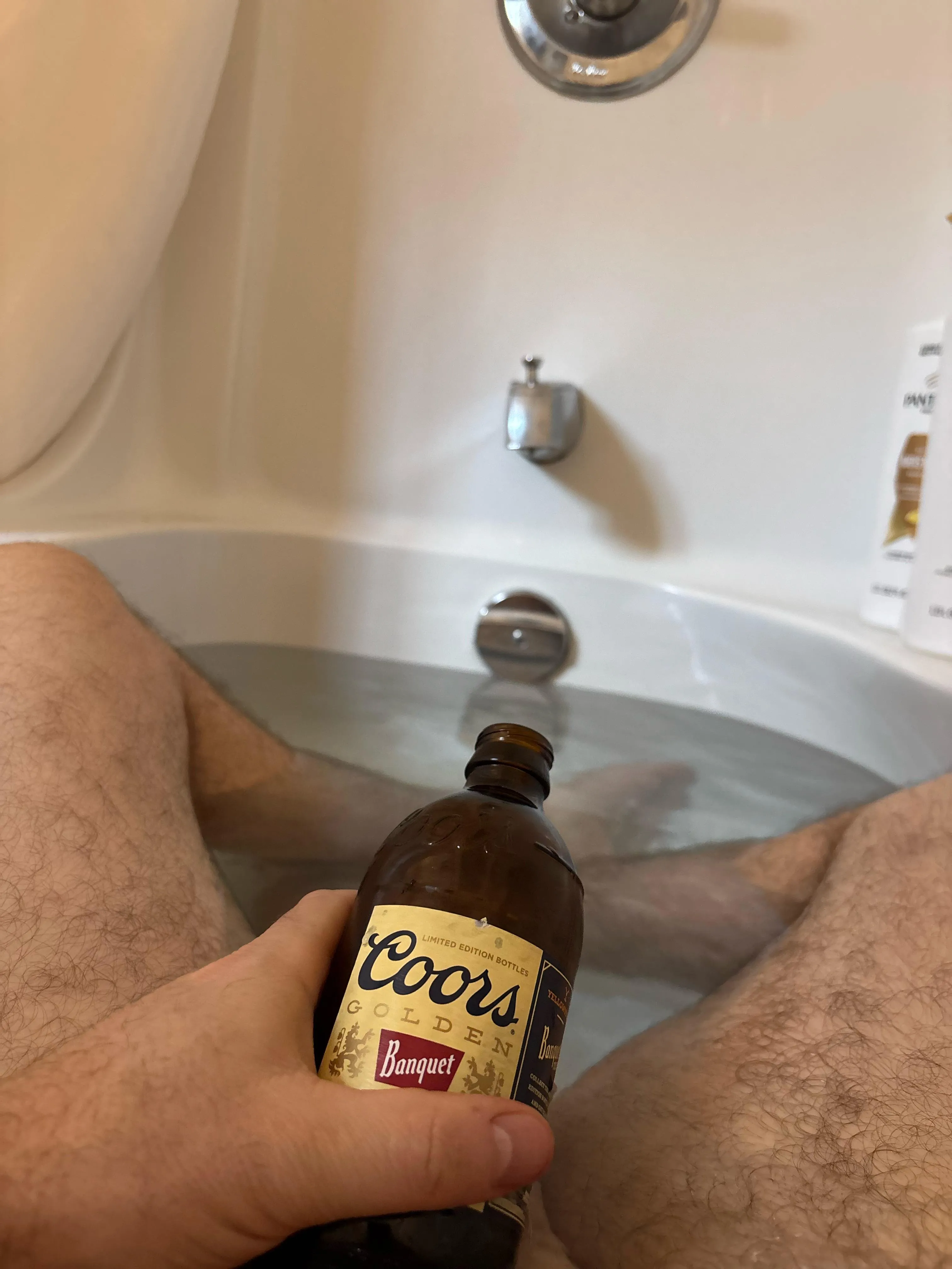 Bath and beer time