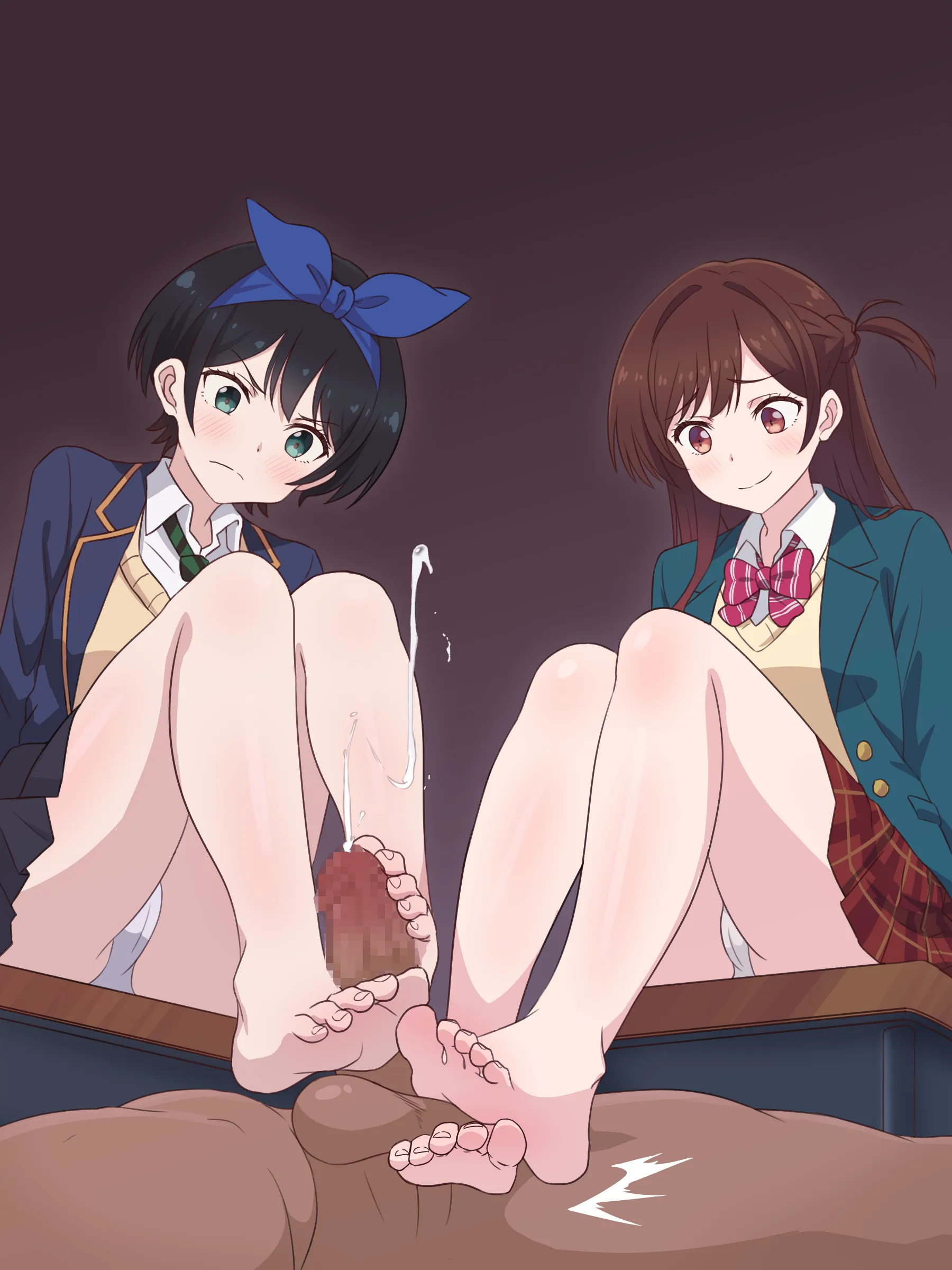 Double footjob (paingoro)