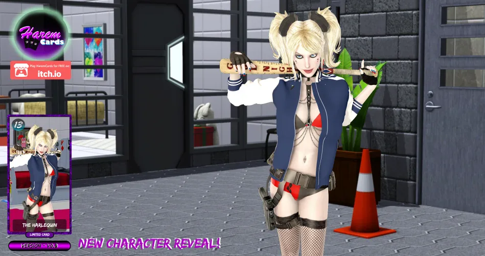Harley is finally coming to HaremCards V0.8! (Pink Palm Production) [HaremCards]