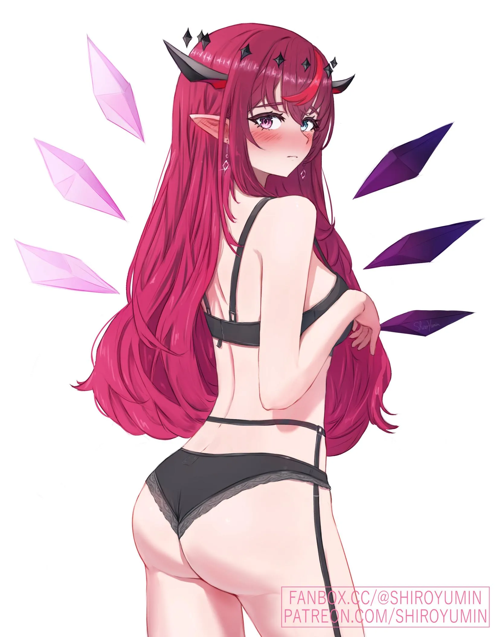 IRyS choosing her underwear for the 14th