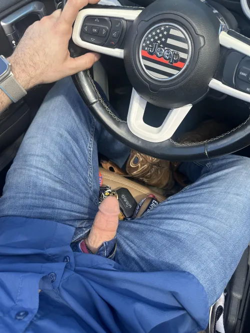 It’s a cock out type of drive