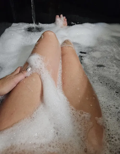 Love a hot streamy bubble bath