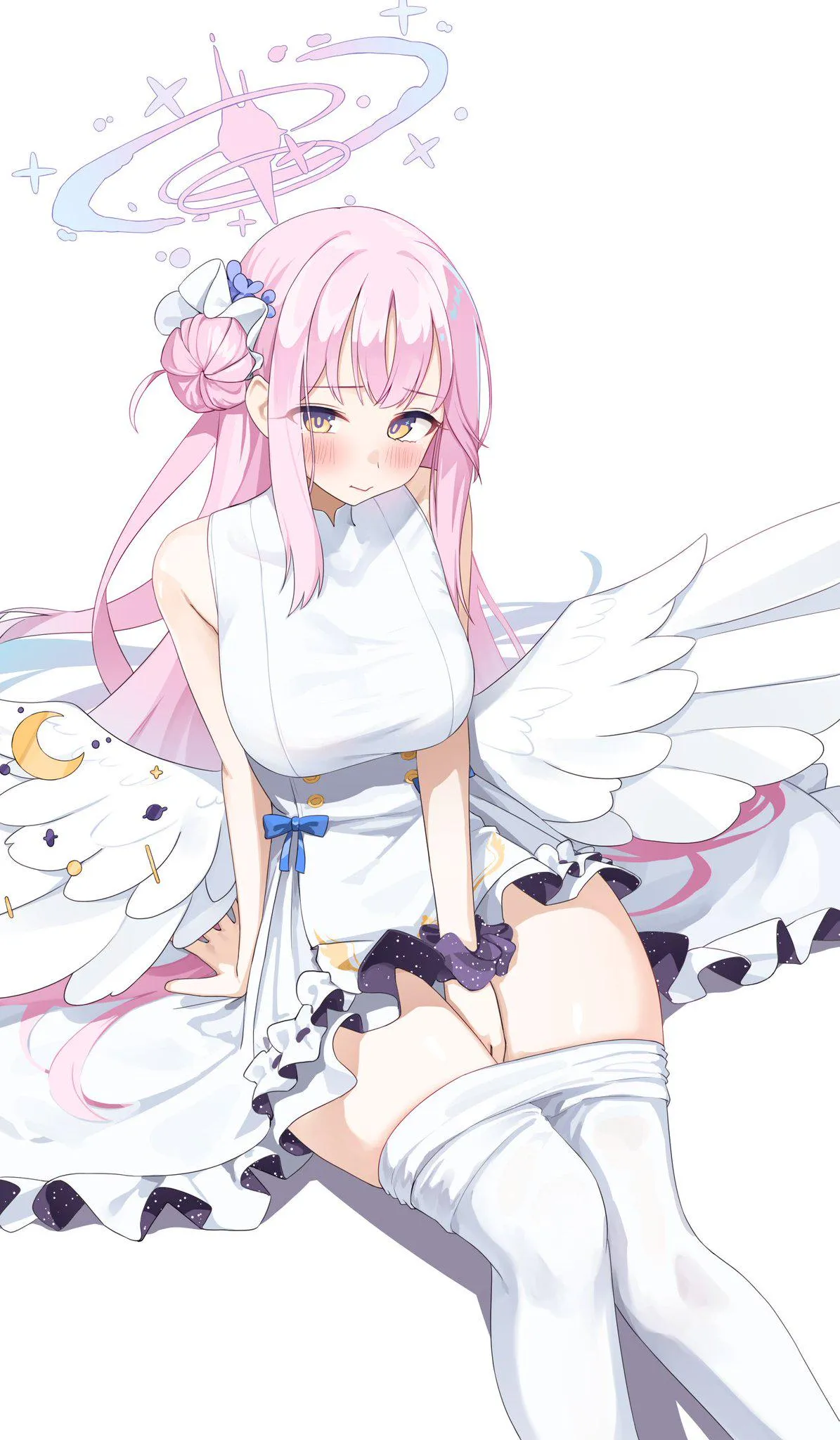 Mika with her pantyhose half off [Blue Archive]