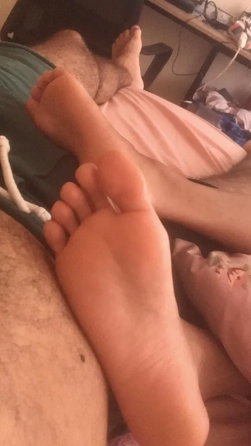 Morning feet