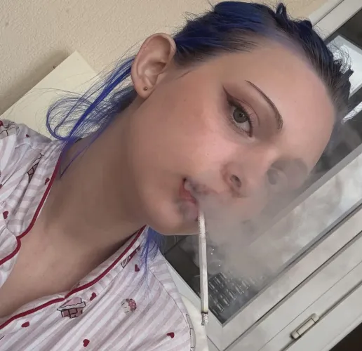 my selfies while I smoke on the balcony