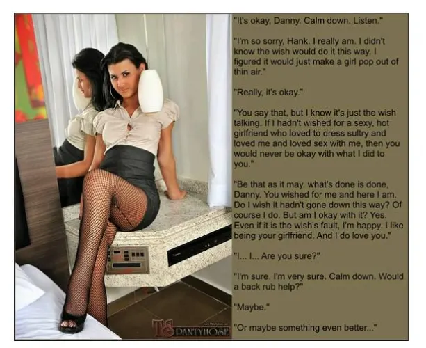 New Caption! And Here I Am #magicaltransformation #gendertransformation #m2f #m2fcaption #m2ftransformation #caption #sweet