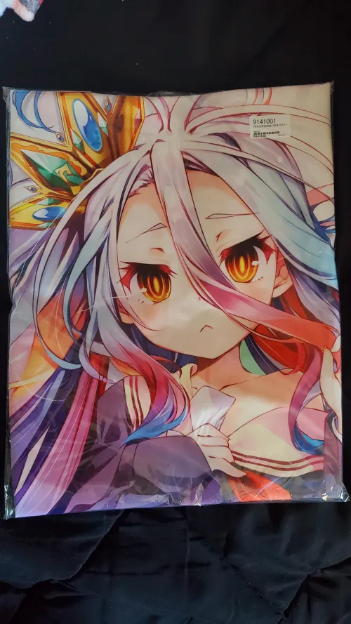 Obtained my Grail dakimakura Shiro from No Game No Life, designed by the creator of NGNL Yuu Kamiya 