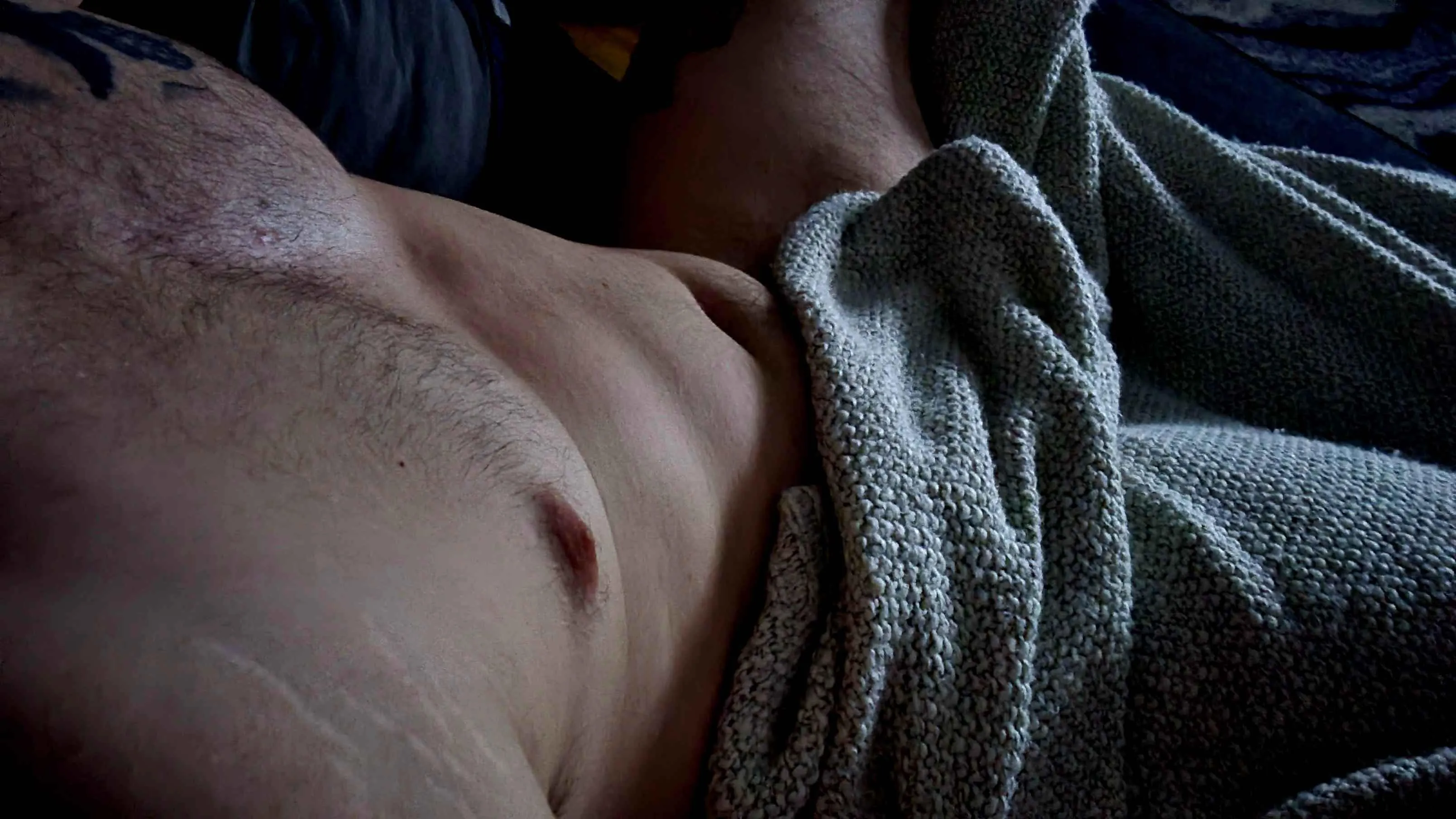 Pull the blanket off?