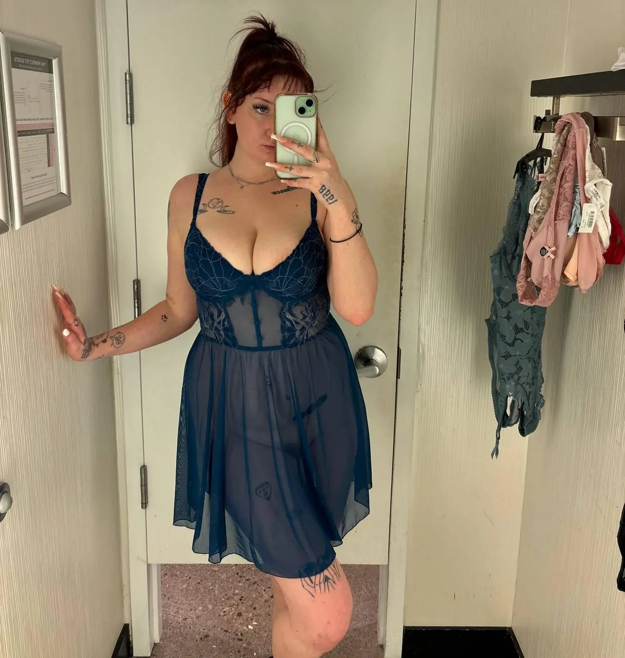 Try on haul without panties on hehe featuring ponytail