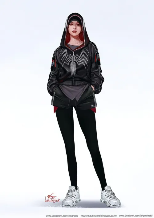 Venom Girl by InHyuk Lee