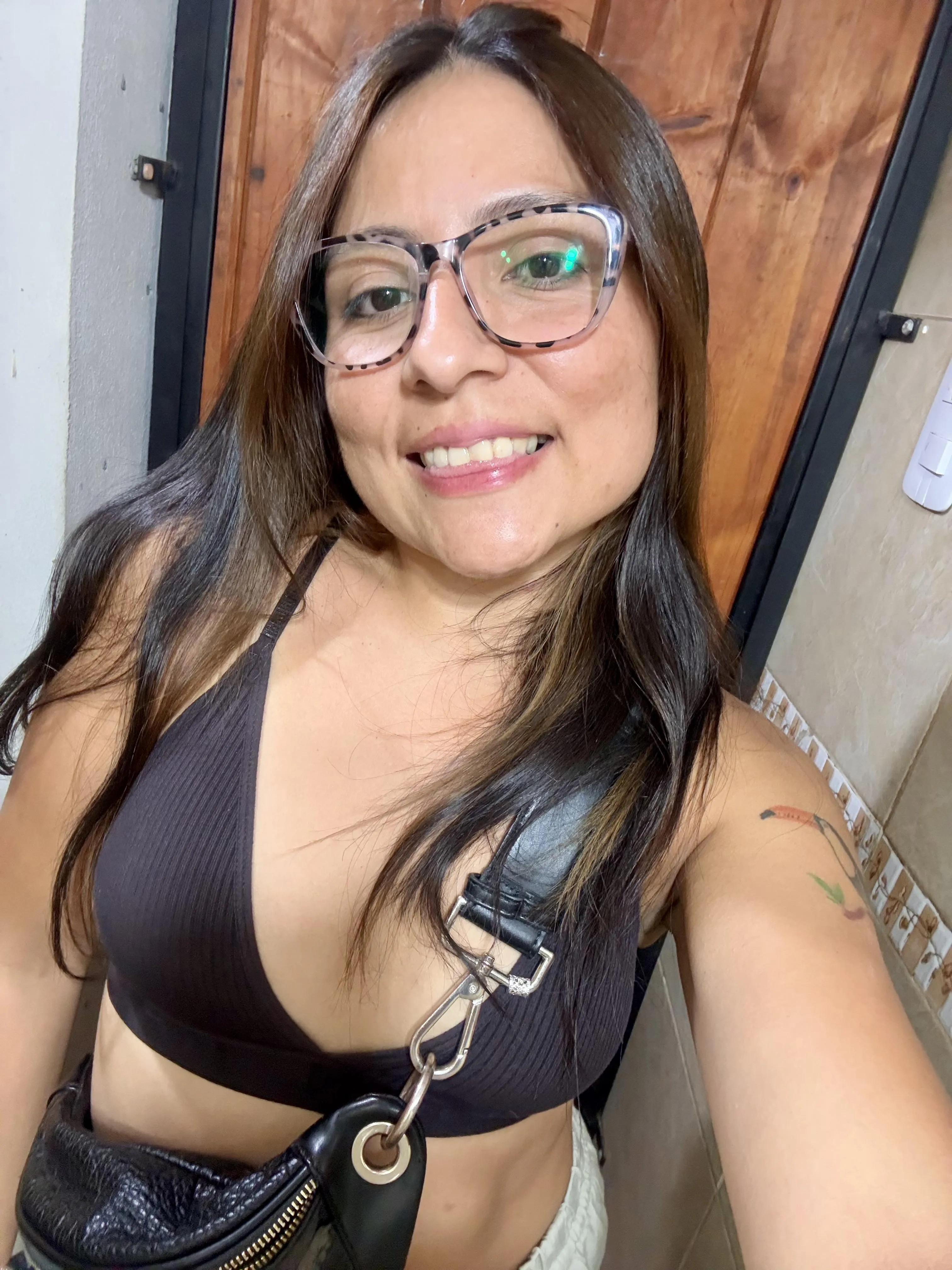 You can leave it on my face if you want.