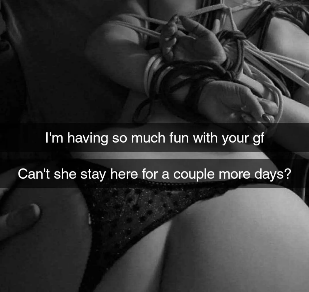 Your gf was supposed to stay with your friend for only one day