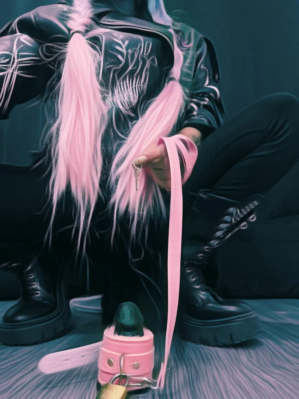 A well-trained beta knows that even the sight of my keys is already too much