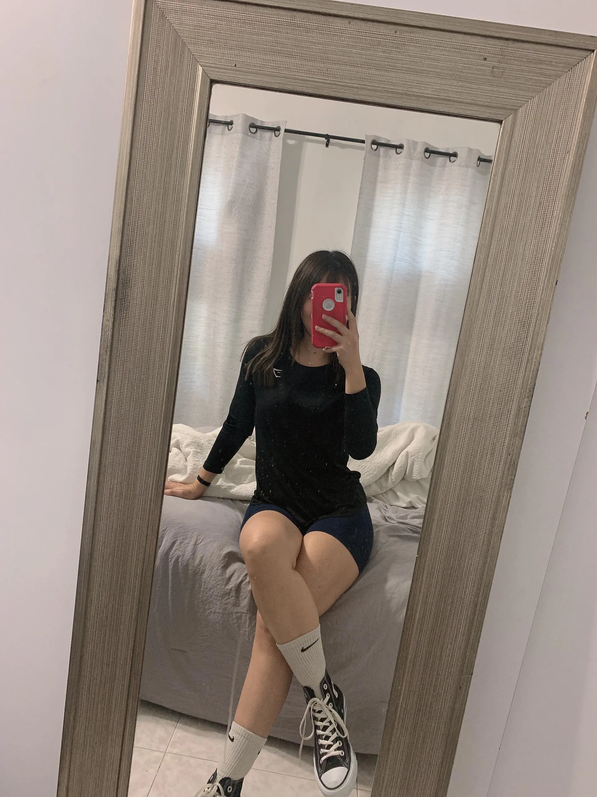 After my leg day black chucks