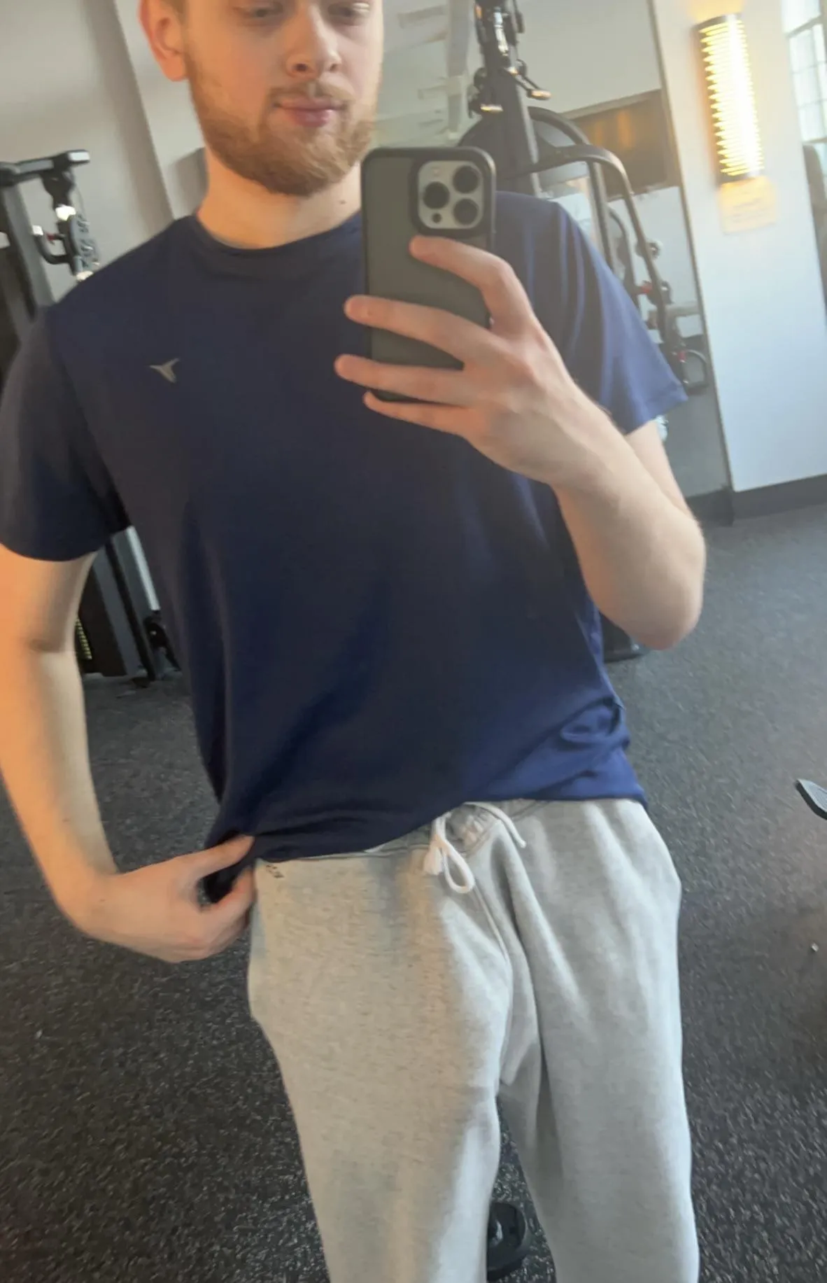 At the gym