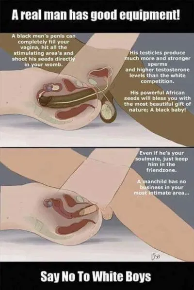 Black men vs white men dicks