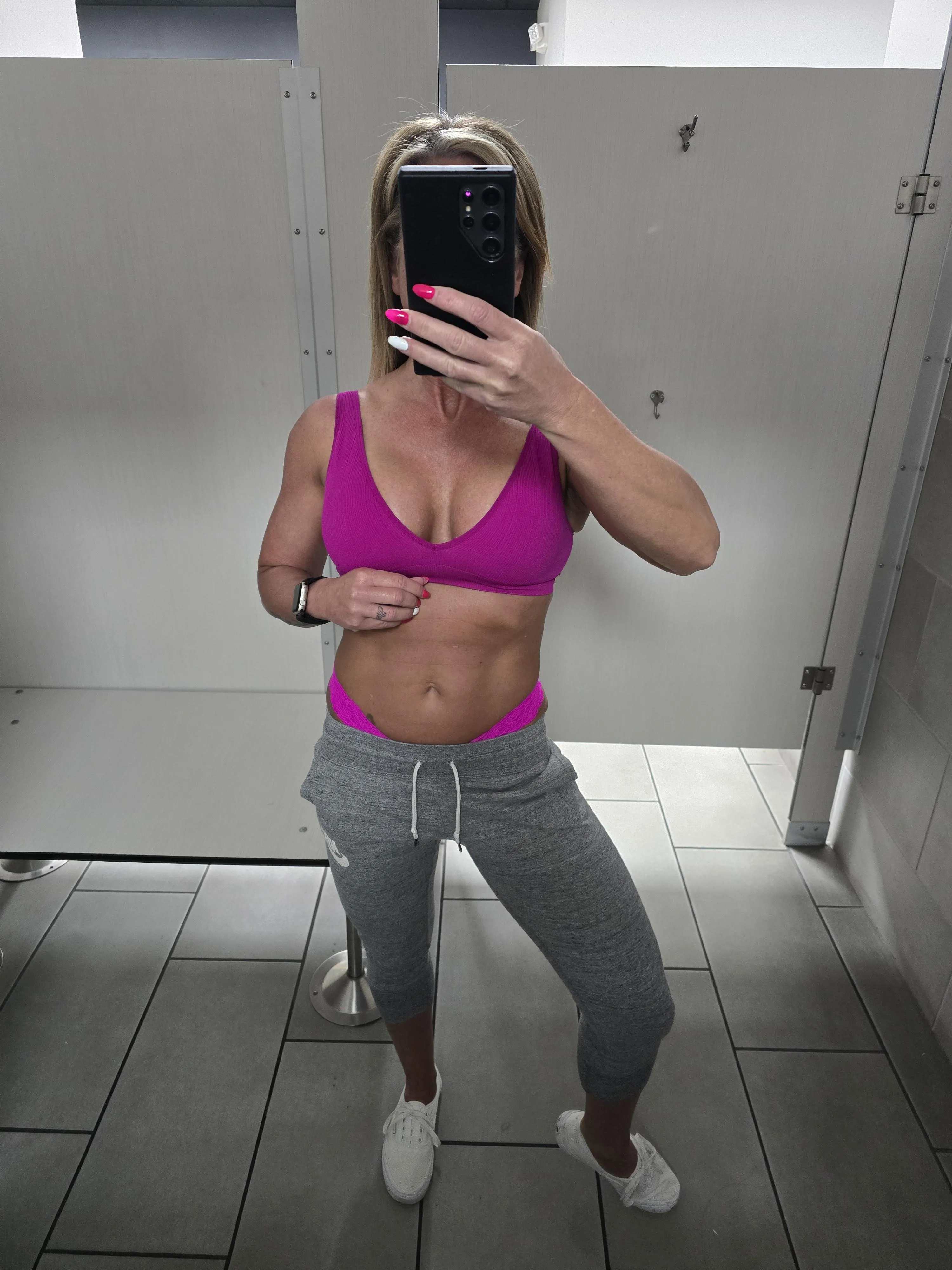 Feeling a little girly with the pink today