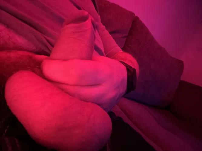 Hairy and uncut 6” penis with big balls