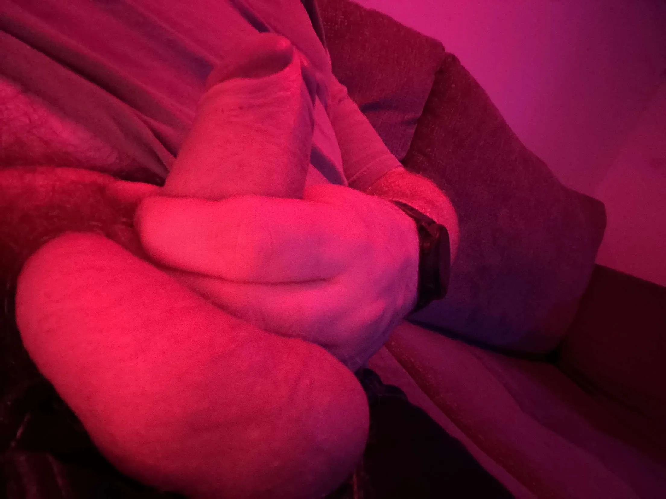 Hairy and uncut 6” penis with big balls