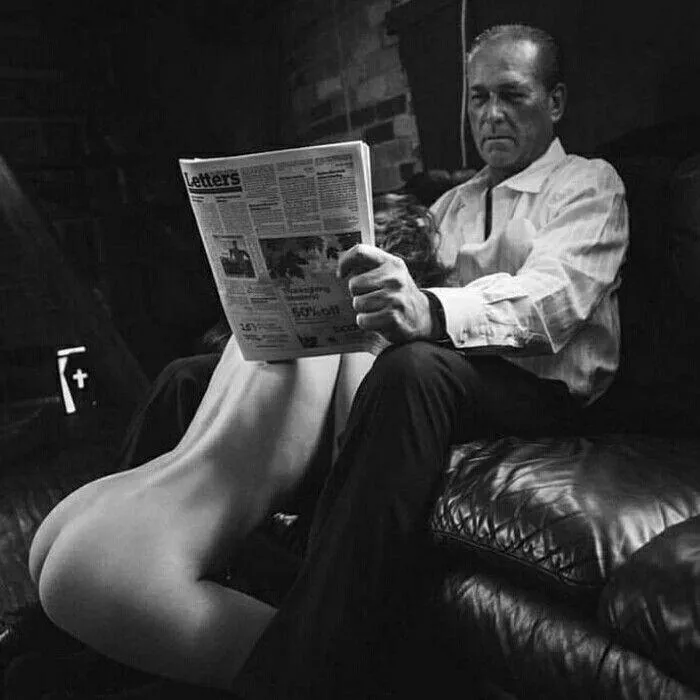 He really enjoys the morning paper