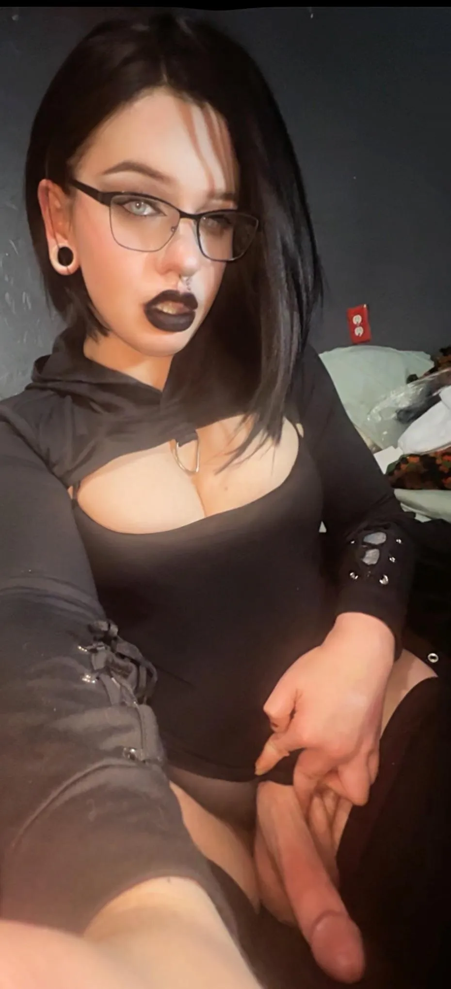I think you need a big titty big dick goth gf