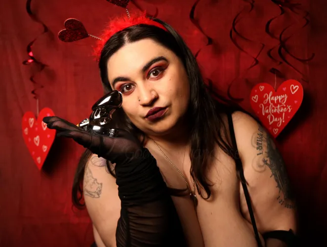 It's getting locked up and the key around my neck will have you aching for release that won't come