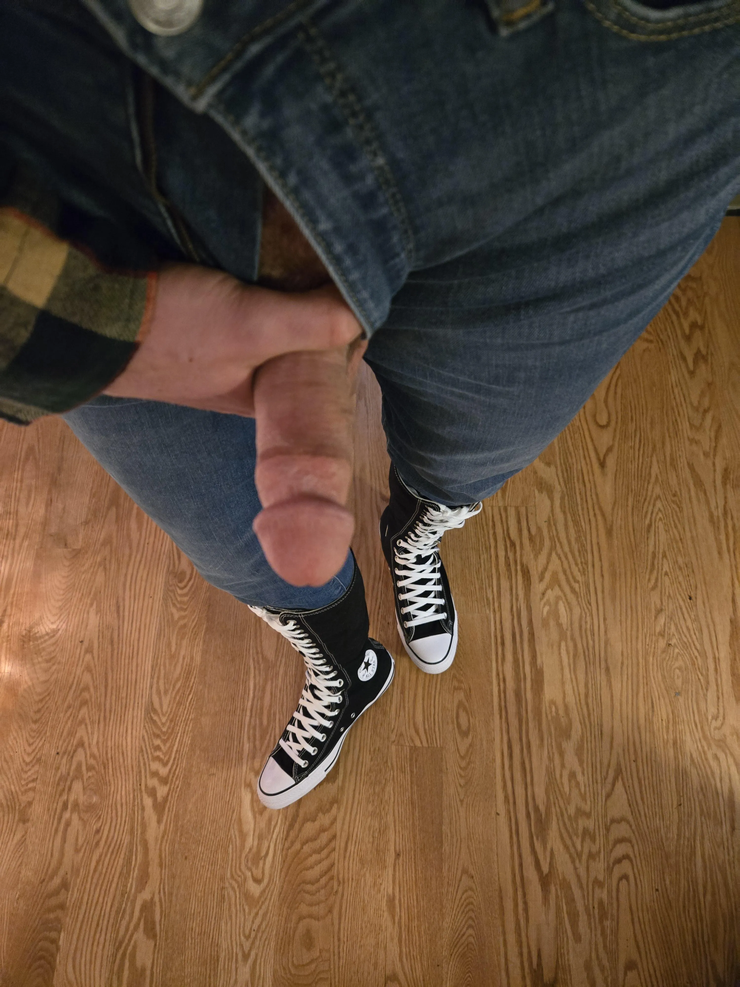 Just cock and converse