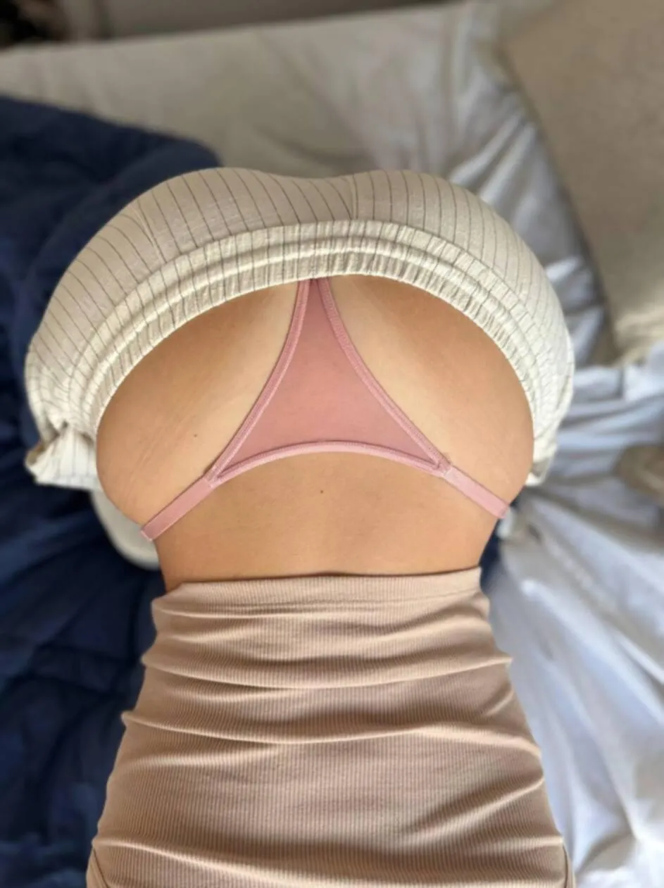 just peeking out a tail