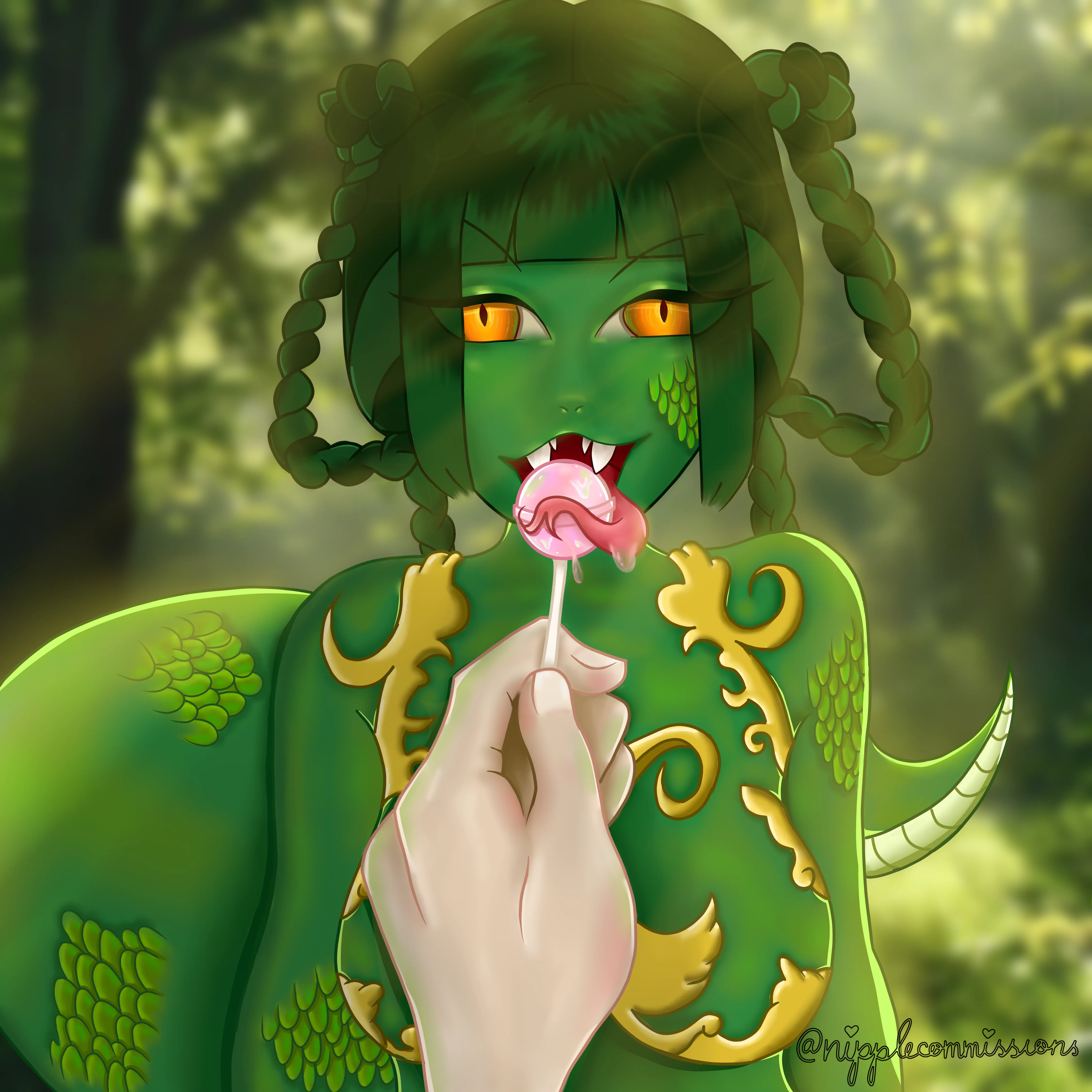 Lemme get a taste ~ [F] (Nipplecommissions)