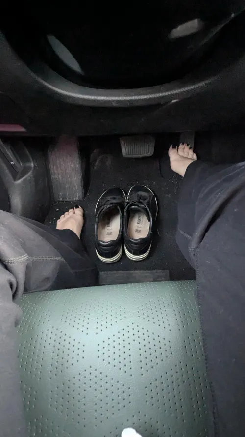My Birkenstocks had to come off in the car, didn't they?