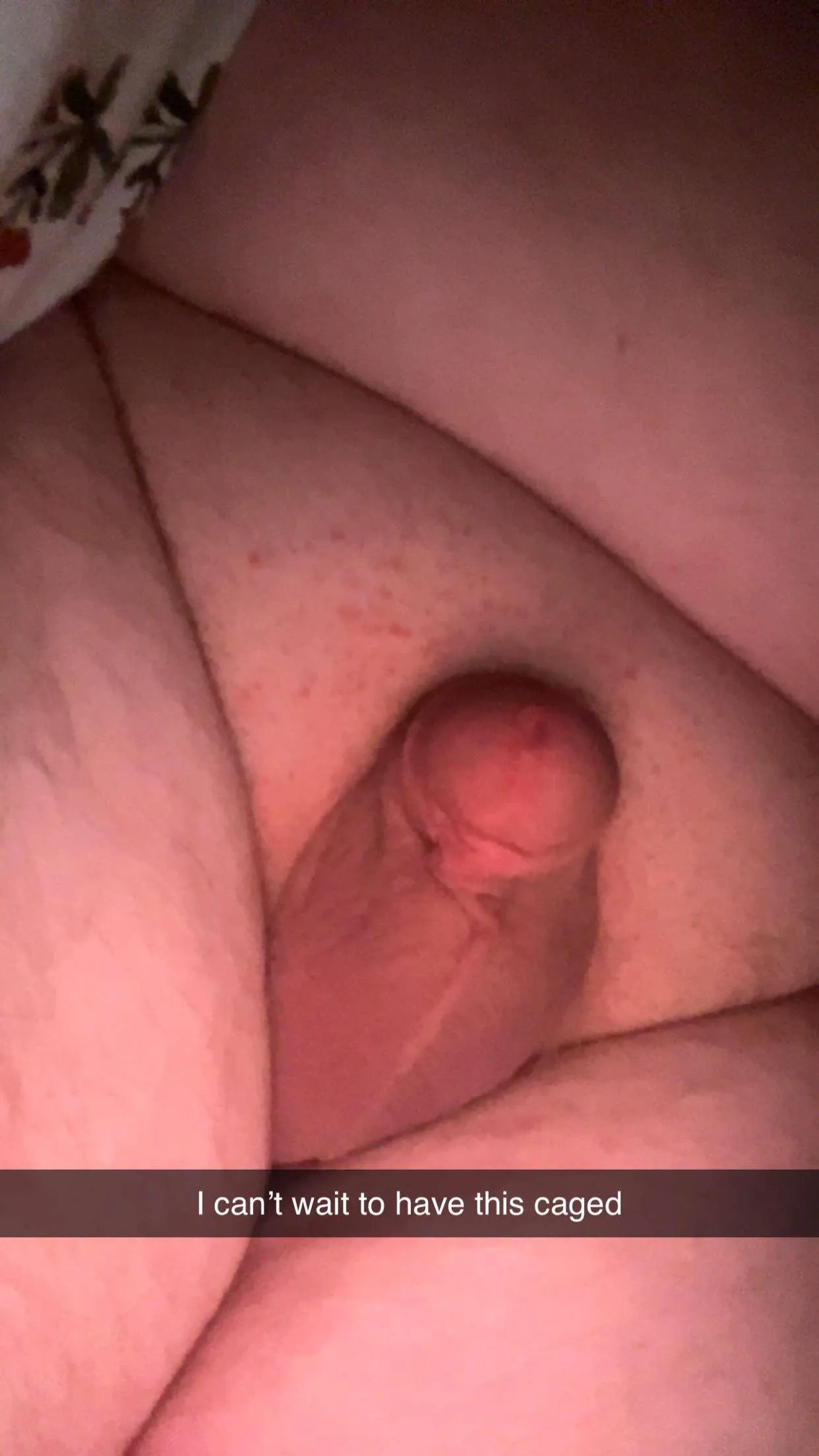 My little clitty ready to be locked